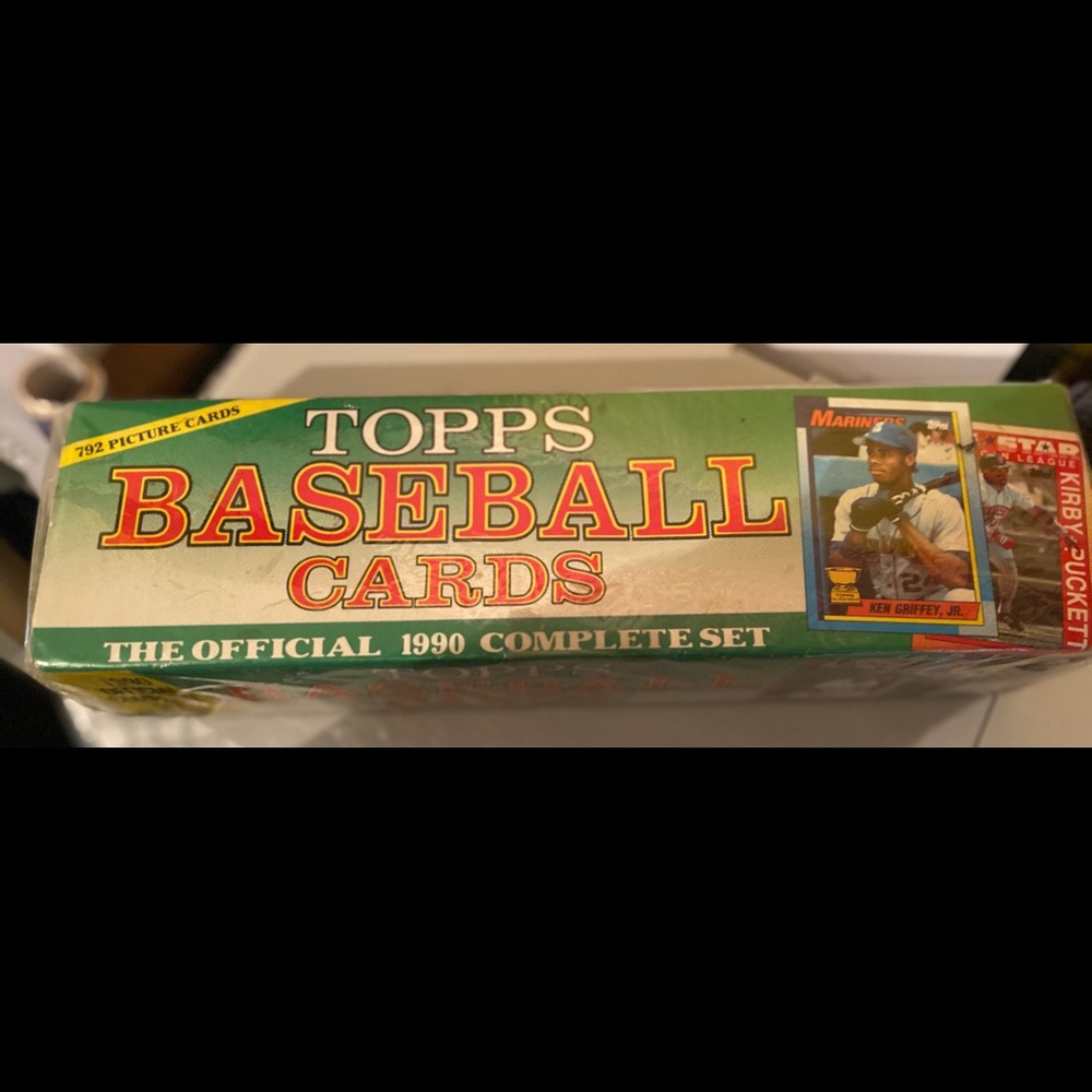 Topps Baseball Cards 1990 Official Complete Set Gem